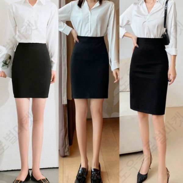 유니폼치마 빅사이즈 치마 스커트 오피스 상담실장 공연 - 상세 이미지 2