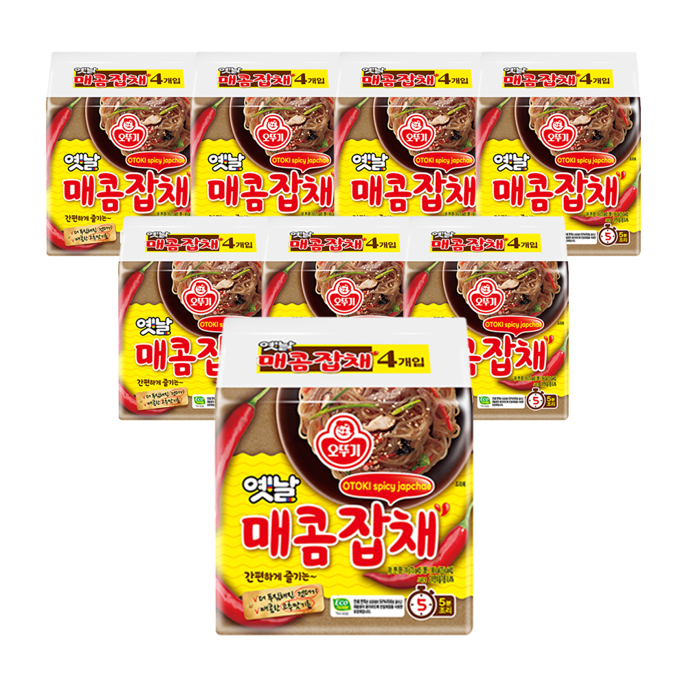 오뚜기 옛날매콤잡채 77.5g, 32개 - 상품 이미지