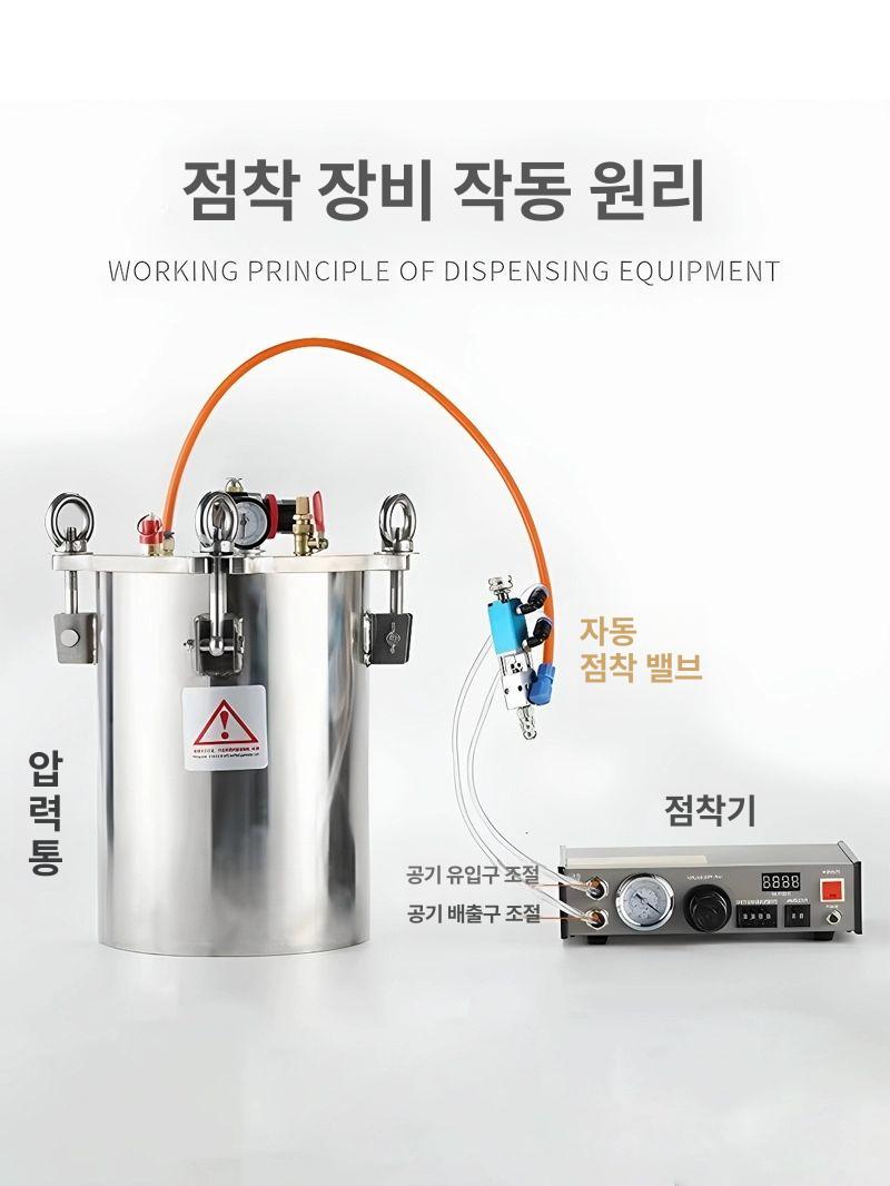 소형 압력 용기 분배 밀봉 3l 압축기 압축 밀폐 스테인리스 고압 실린더 압력통 - 상세 이미지 4