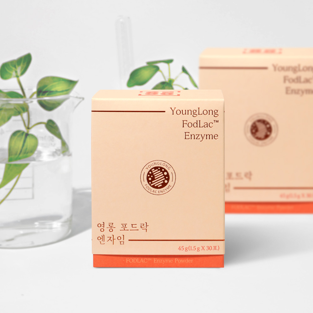 영롱 포드락 엔자임 [포드맵 효소] 소화 유당 저포드맵 히비스커스 분해 콜라겐 약 2개월 - 상품 이미지