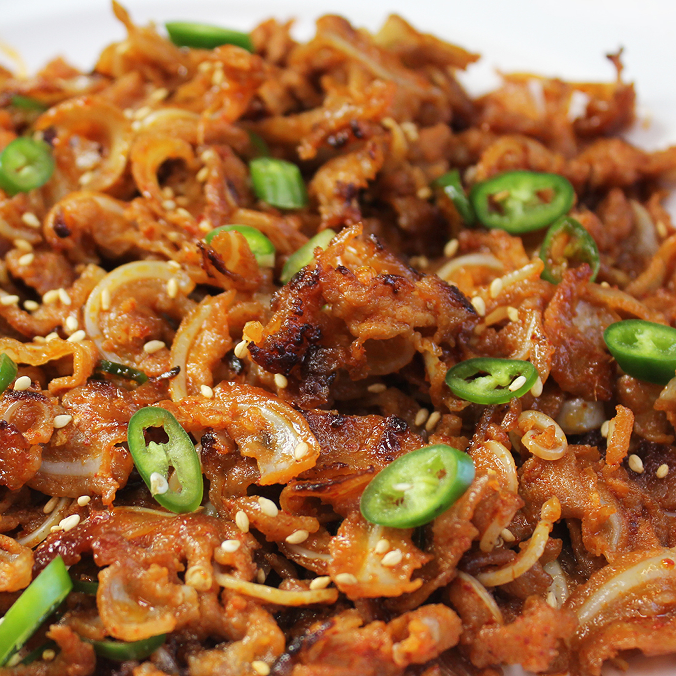 육식대첩 매콤오돌뼈 국내산 양념 오돌뼈 - 상품 이미지