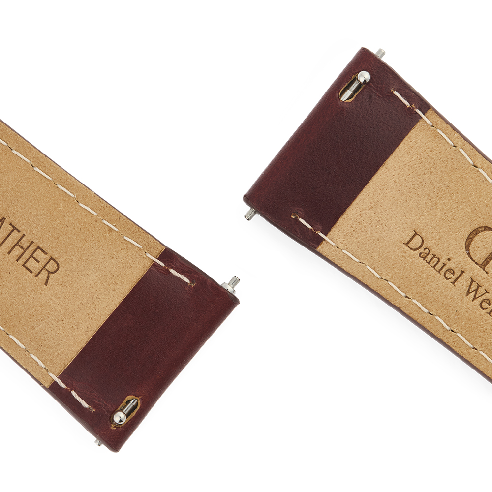 다니엘 웰링턴 TAPERED ST MAWES 빈티지 브라운 3컬러 21mm 레더스트랩 이미지 7