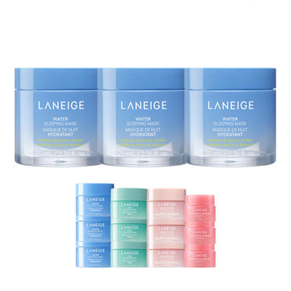 라네즈 워터 슬리핑 마스크 EX 70ml 3개 + 추가구성 - 상품 이미지