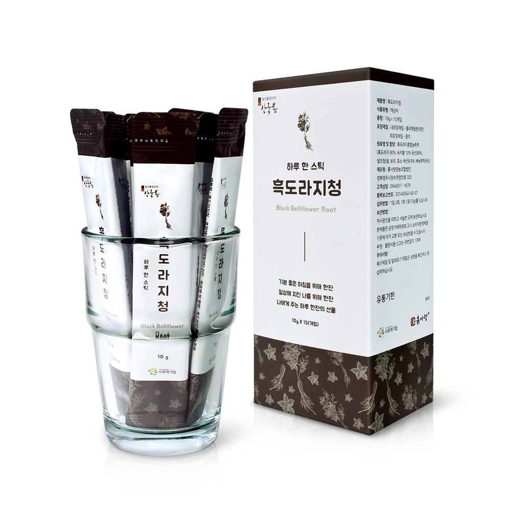 하루 한포 건강 스틱 흑도라지청 - 상세 이미지 2