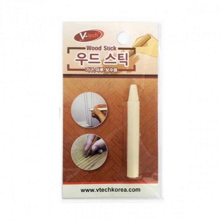 VT-071 우드스틱 1호 밝은미색 가구 마루 목재 보수 - 상품 이미지