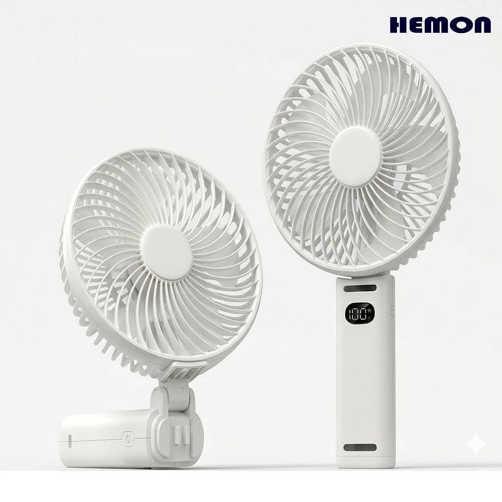헤몬 에어폴드 빅팬 휴대용 무선 접이식 핸디 선풍기 제품 이미지