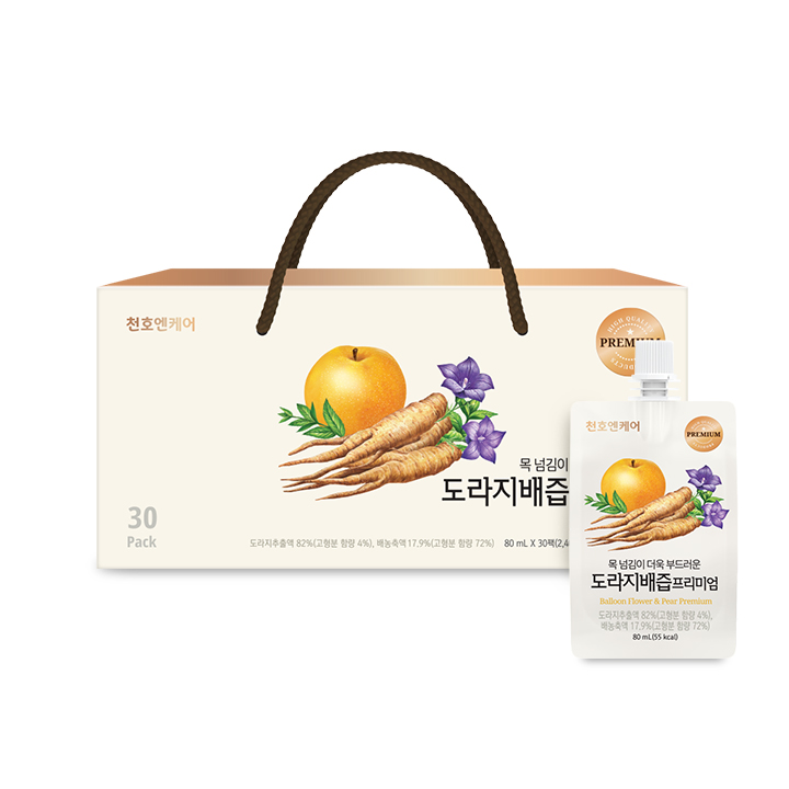 천호엔케어 도라지배즙 프리미엄 80ml x 30포 제품 이미지