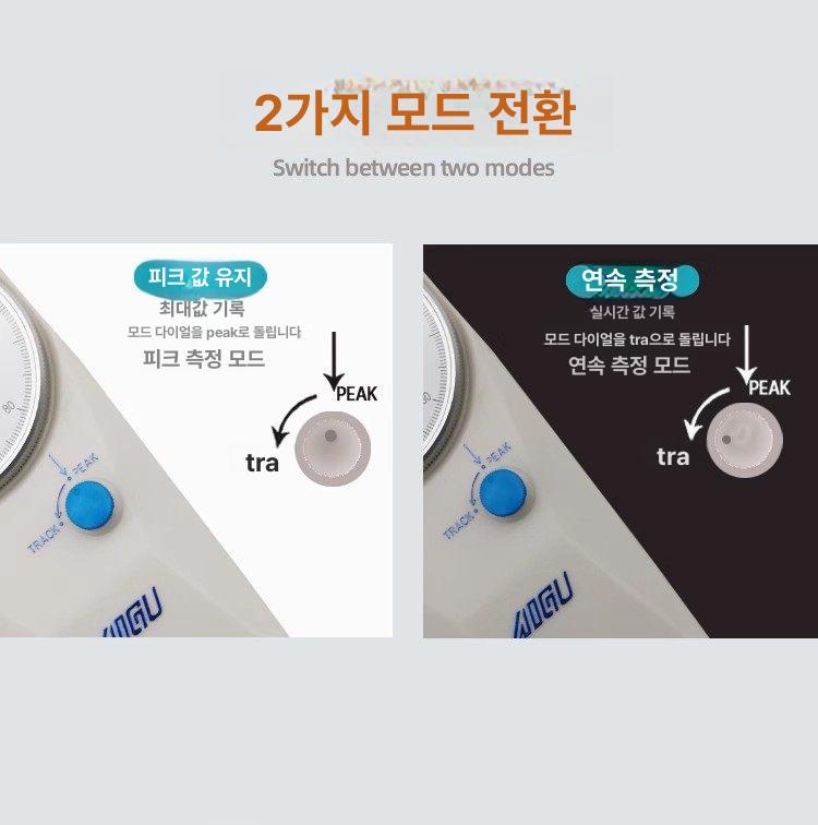 푸쉬풀게이지 강도 인장력 다이얼 계측기 스프링 고리 NK-20(2KG) - 상세 이미지 3