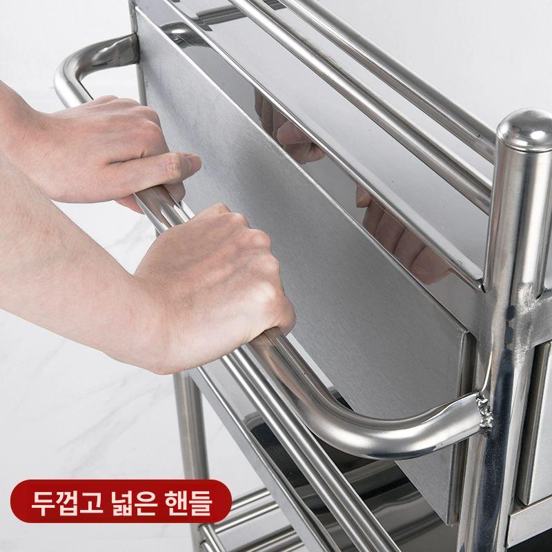 진료카트 병원 이동식 카트 운반 트롤리 웨건 간호 서랍장 서랍 노트북 미용 작업대 캐비닛 - 상세 이미지 4