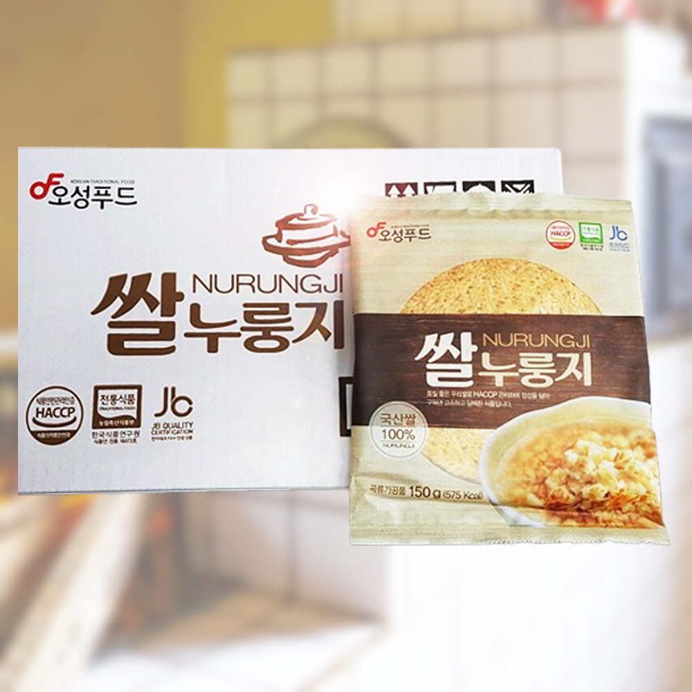 오성푸드 쌀누룽지150gx20봉 속편한 간단식 아침식사 - 상품 이미지