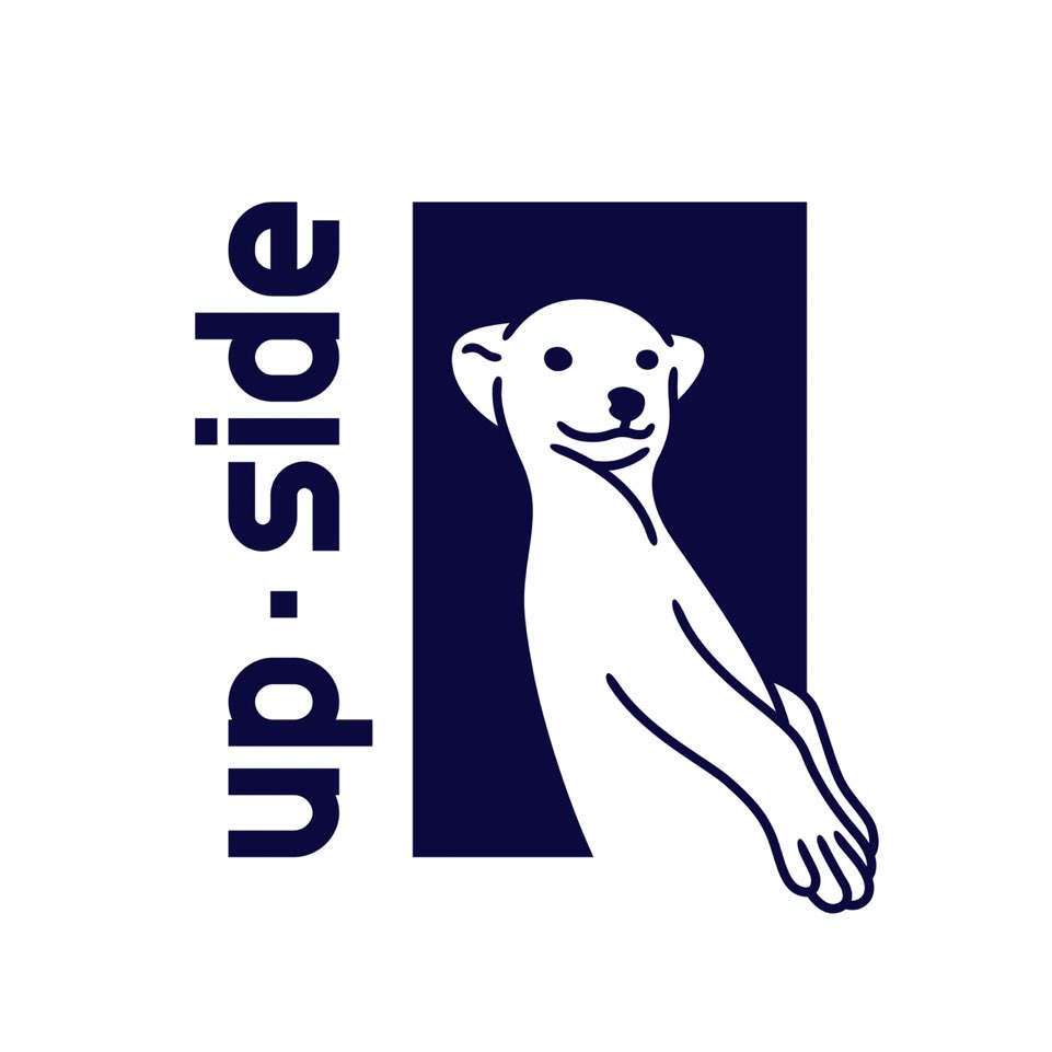 UP.SIDE COFFEE 스토어 로고