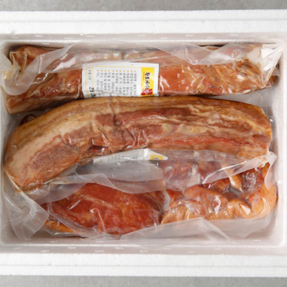 참나무 훈연 훈제오리 400g 훈제삼겹살 320g - 상세 이미지 2