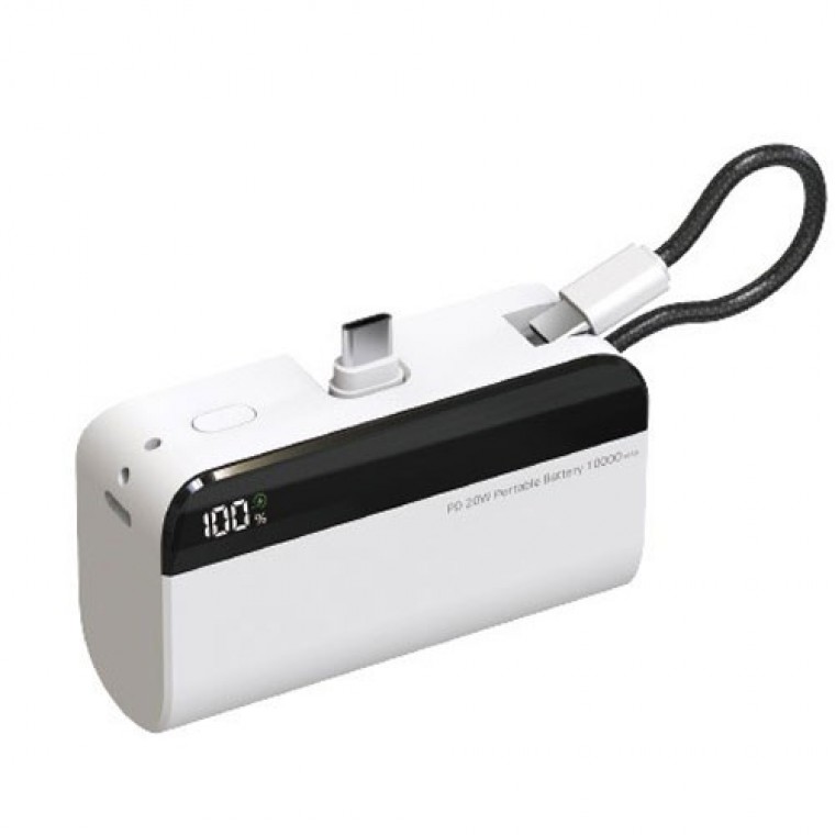 엑티몬 LCD 20W 고속 도킹 보조배터리 10000 C타입 - 상품 이미지