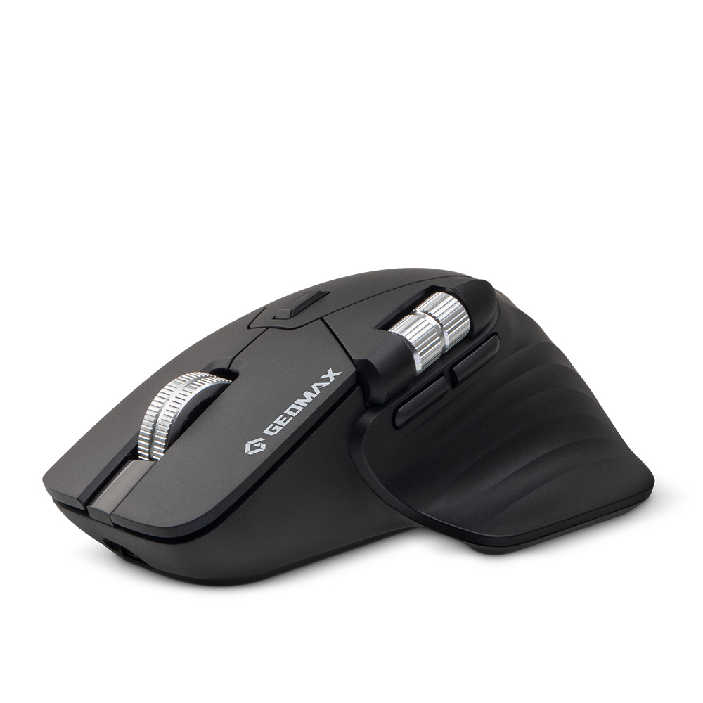 지오맥스 무한휠 듀얼 무선 인체공학 버티컬 마우스 블랙 GM-MX1100 이미지 6