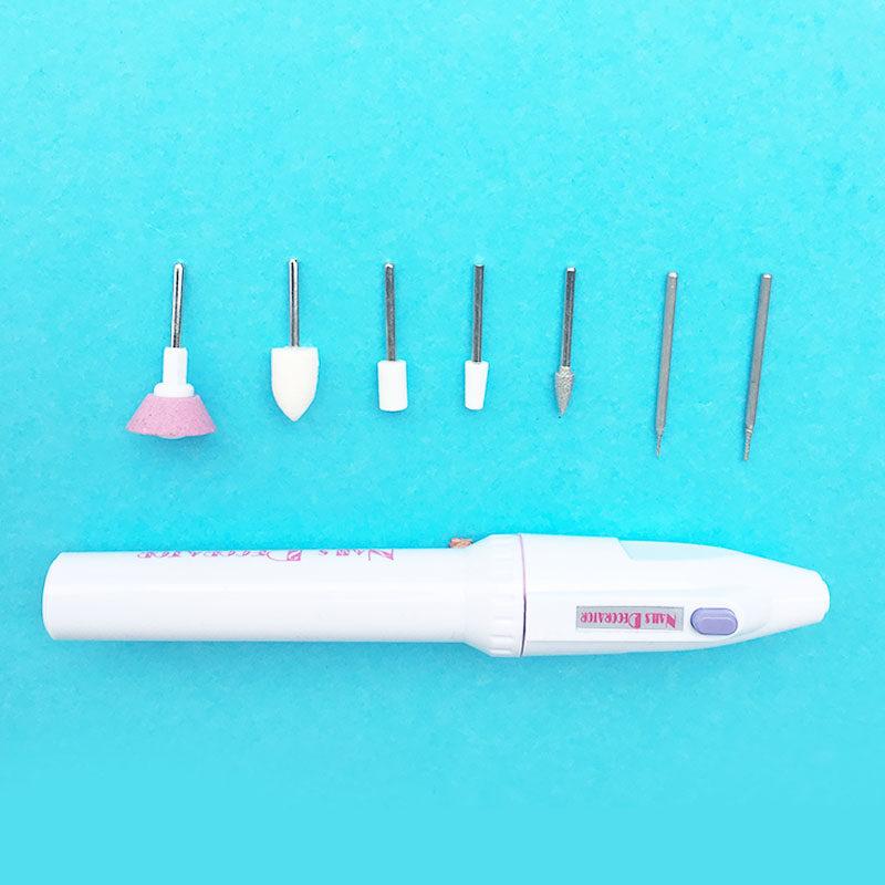 건전지 전동 미니 다듬이 치아연마기 세트 전동 연마 펜 - 상세 이미지 5