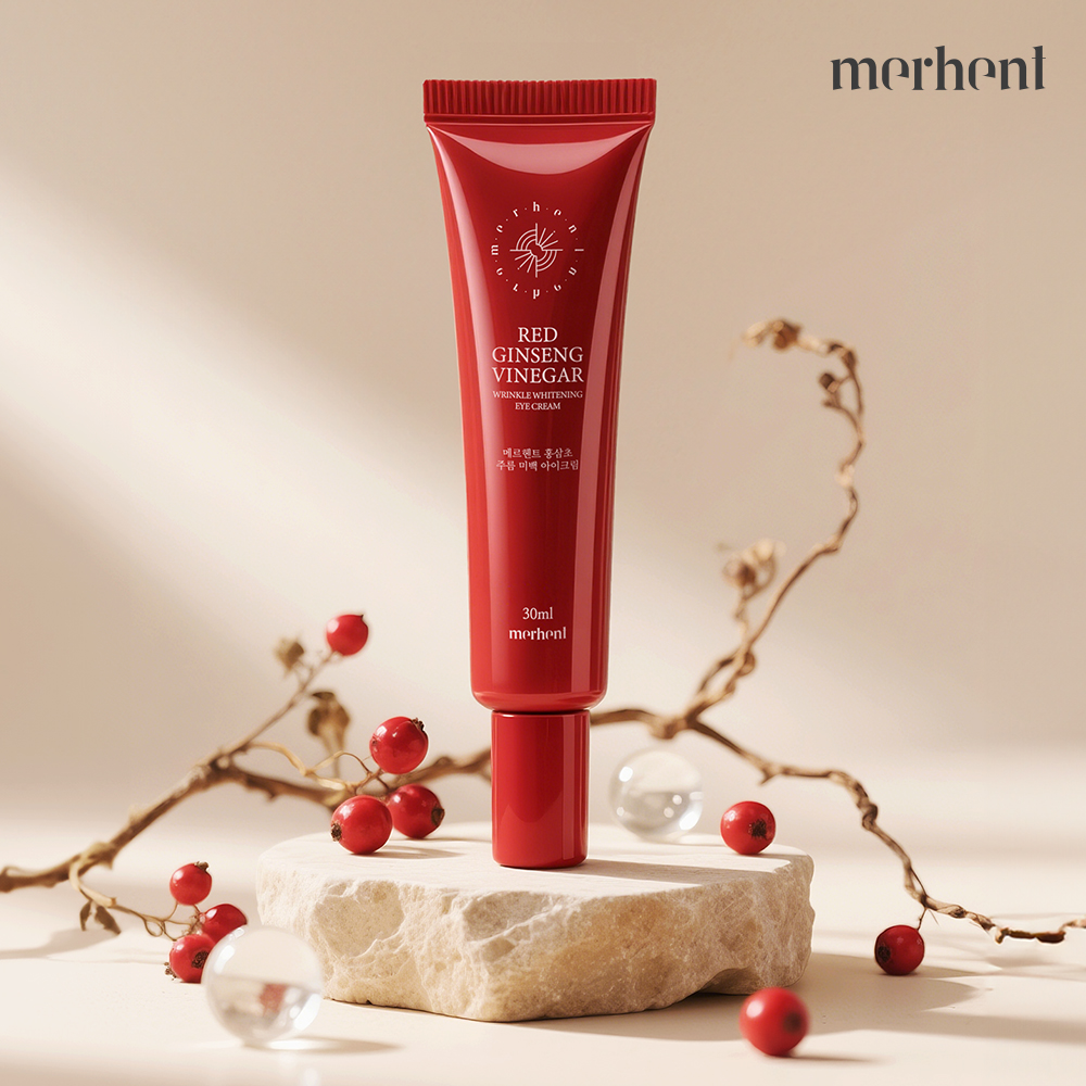 메르헨트 홍삼초 주름 미백 아이크림 30ml 5개 눈밑 눈가 꺼짐 처짐 방지 다크써클 - 상세 이미지 3