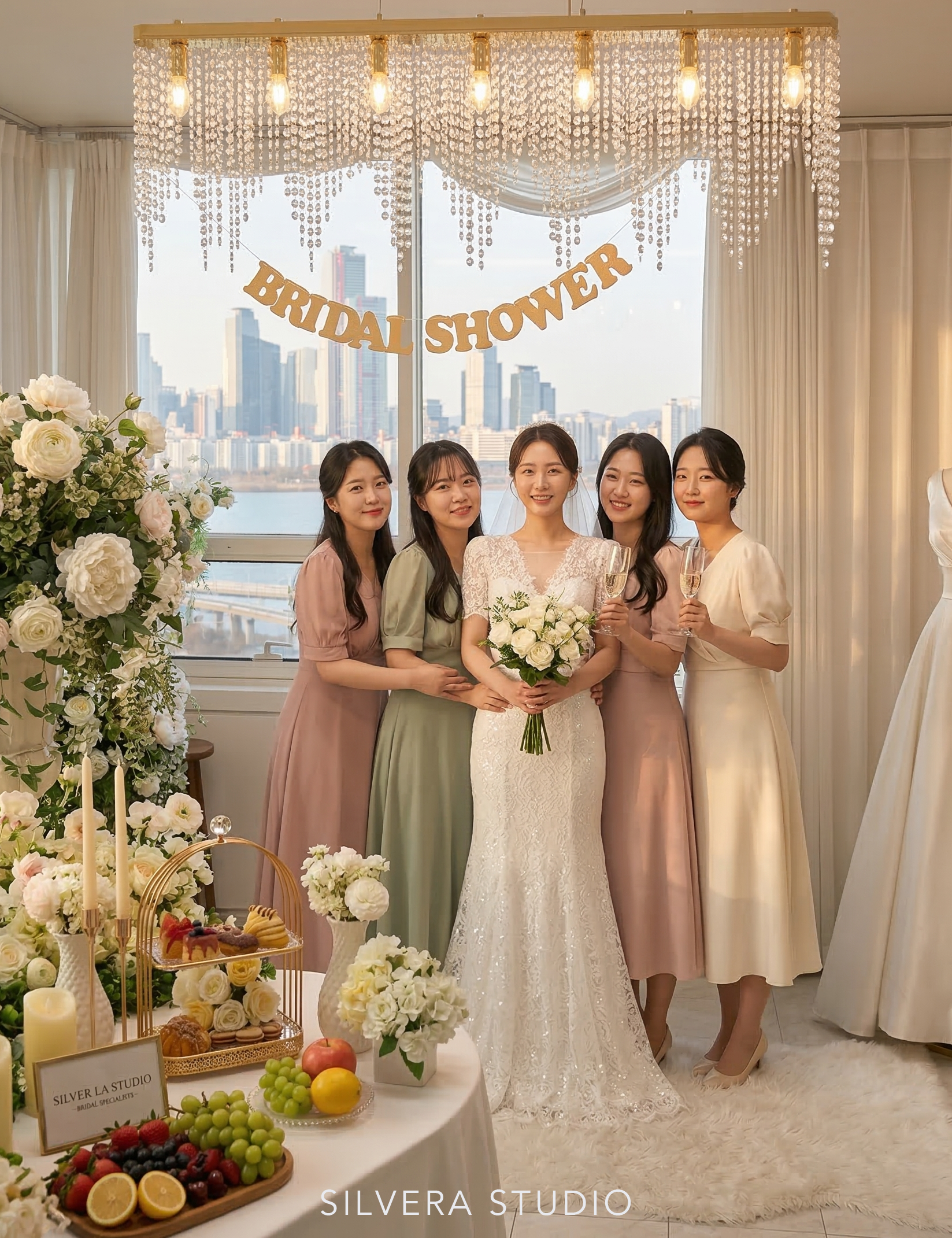 용산 브라이덜샤워 파티룸 80벌 드레스 포함 실버라 스튜디오 3호점 이미지 7