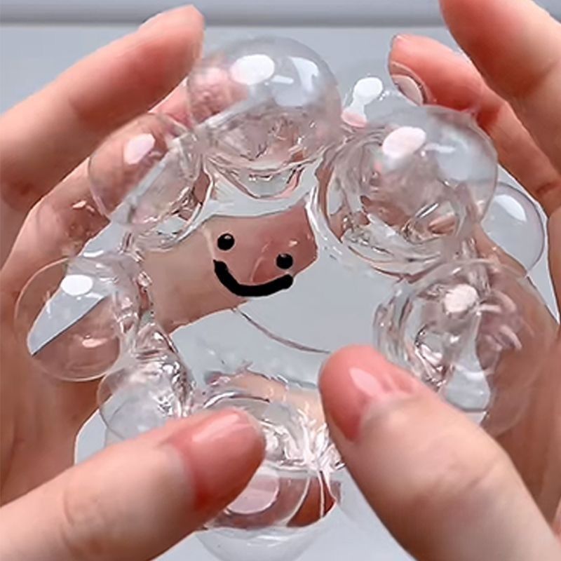 스마일 물방울 거품 버블 말랑이 슬랑이 타바 스퀴시 스트레스볼 쫀득 슬라임 액체괴물 주사기 이미지 7