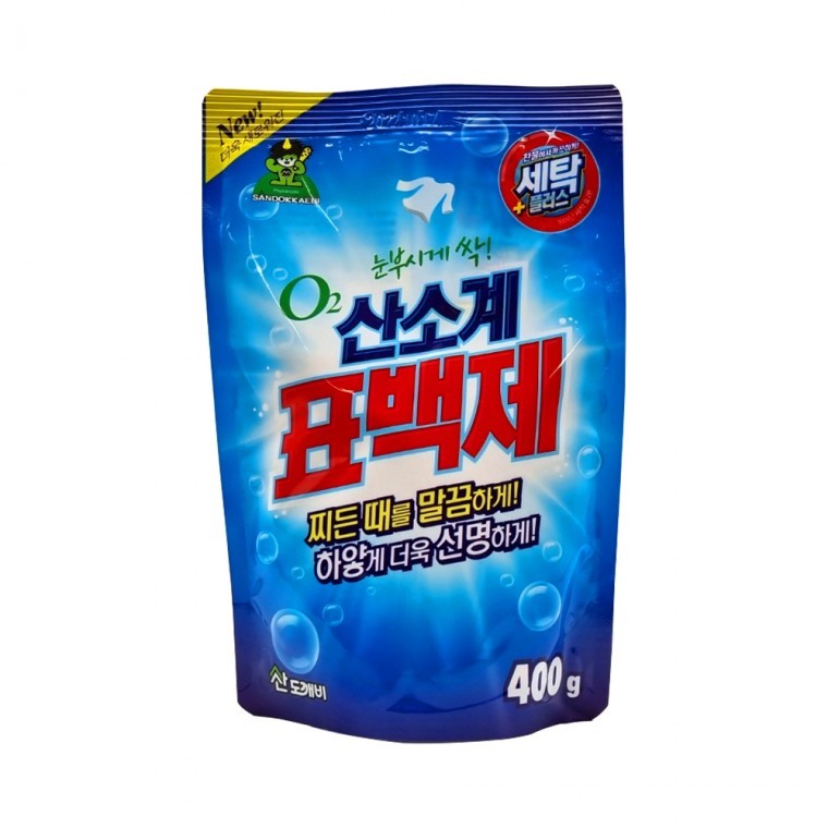 산도깨비 산소계표백제 400g 살균 표백제 세탁 보조제 - 상품 이미지