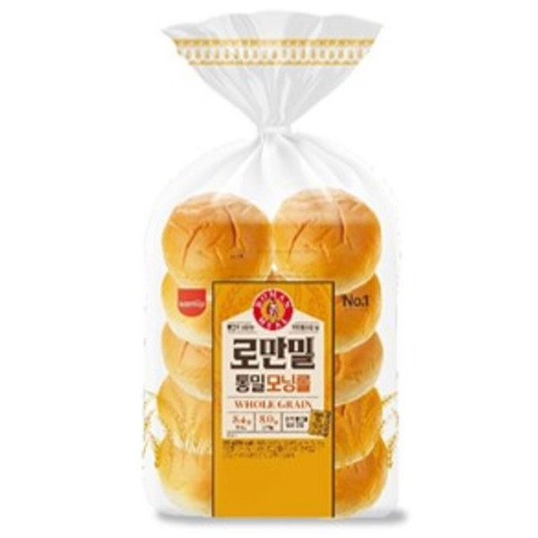 삼립 로만밀 통밀 모닝롤 10개입(295g) 2봉 - 상품 이미지