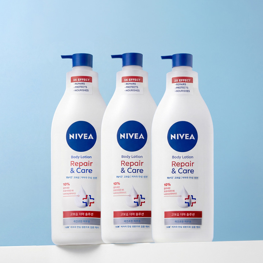 니베아 SOS 리페어 앤 케어 바디로션 400ml, 3개 사진 3