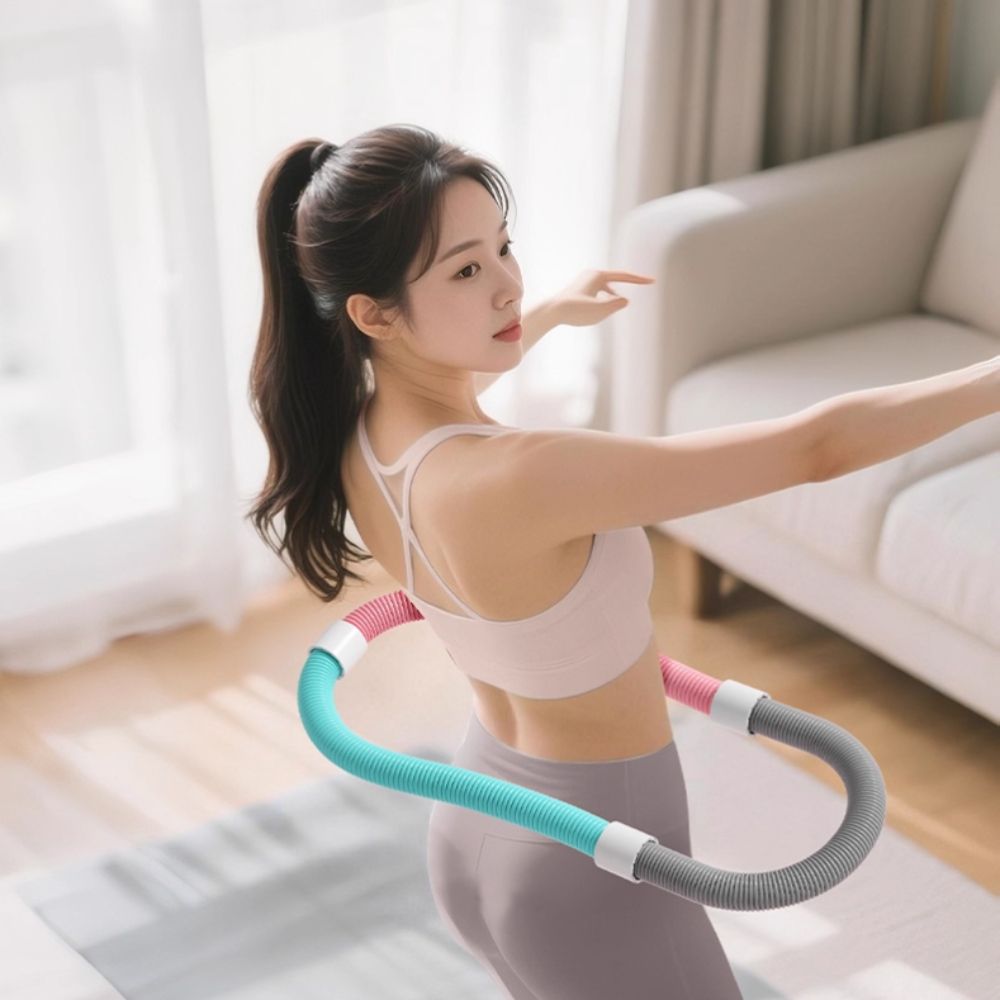 복부 허리 운동용품 가벼운 스프링 훌라후프 허리라인 - 상품 이미지