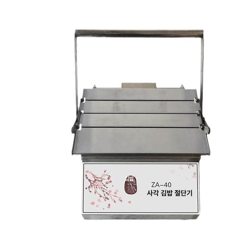 김밥 마는 기계 고급 스테인리스 스틸 자동 전동 김밥 컷팅기 간편한 정량 분할 위생적인 원형 롤 스시 기계 - 상세 이미지 5
