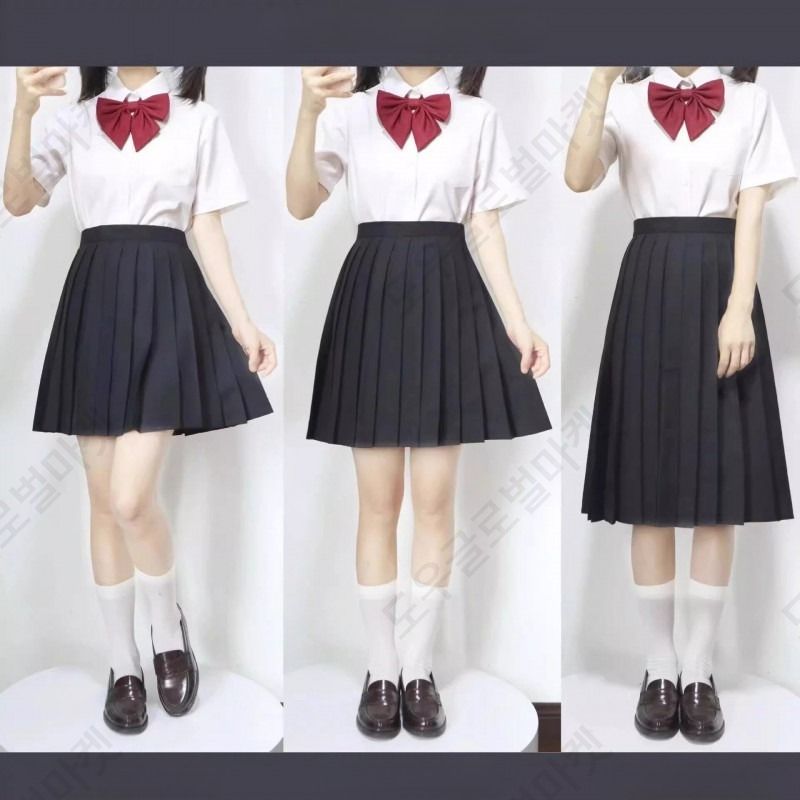 유니폼치마 빅사이즈 치마 스커트 오피스 상담실장 공연 - 상세 이미지 3