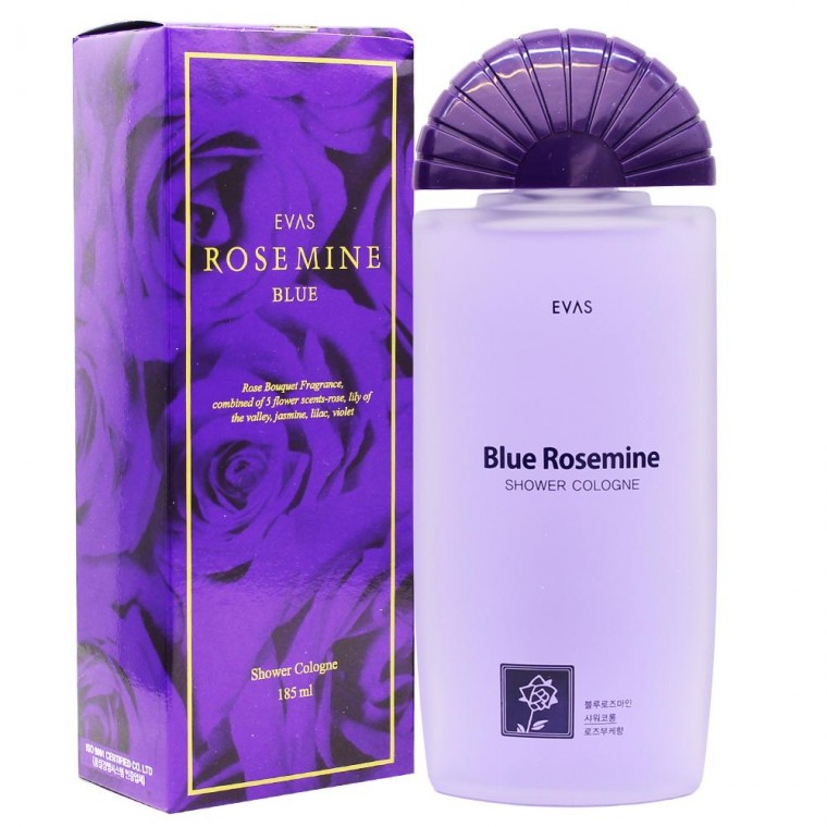 샤워코롱/에바스블루로즈마인샤워코롱 185ml - 상품 이미지