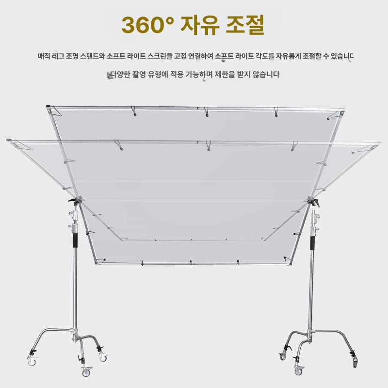 조명판 대형 반사판 확산판 스탠드 촬영용 스튜디오 뷰티 전신 용품 - 상세 이미지 2