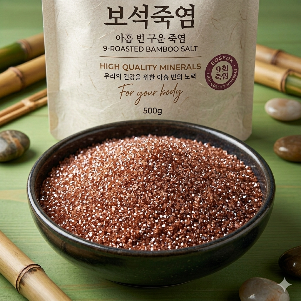 보석죽염 9회 자색 작은알갱이 모래알크기500g - 상세 이미지 2