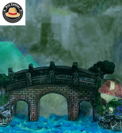 ProOEM 리프로센터 워터월드 수족관 다리 장식 18x8cm 리얼한 물생활 수족관용품 관상용