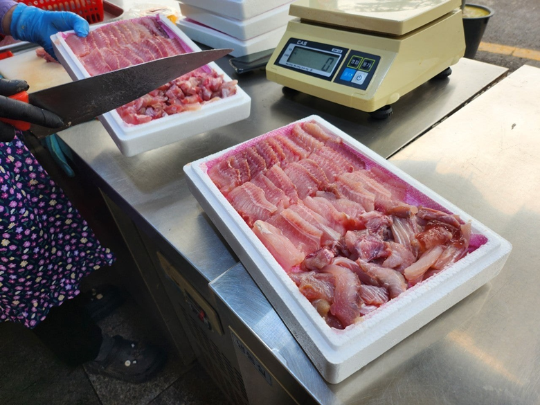 국내산 흑산도 홍어 500g 홍어애 무침 회 1kg 이미지 4