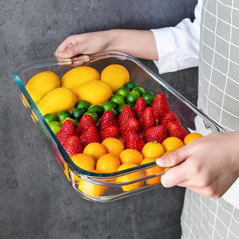 내열 유리 트레이 오븐 그라탕 전자레인지 그릇 1.0L - 상세 이미지 5