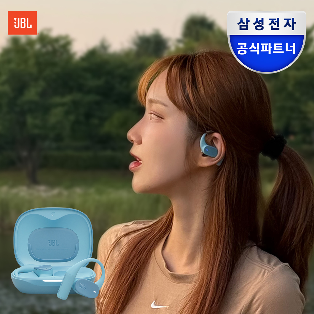 JBL SENSE LITE 오픈형 러닝 운동용 블루투스 공기전도 이어폰 블루