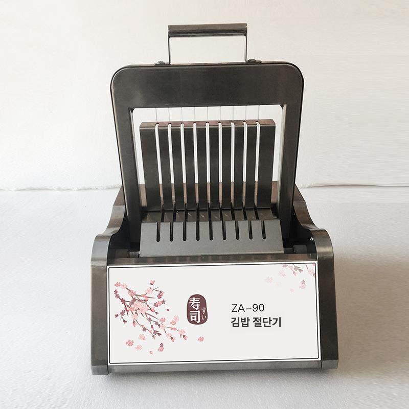 김밥 마는 기계 고급 스테인리스 스틸 자동 전동 김밥 컷팅기 간편한 정량 분할 위생적인 원형 롤 스시 기계 - 상세 이미지 3