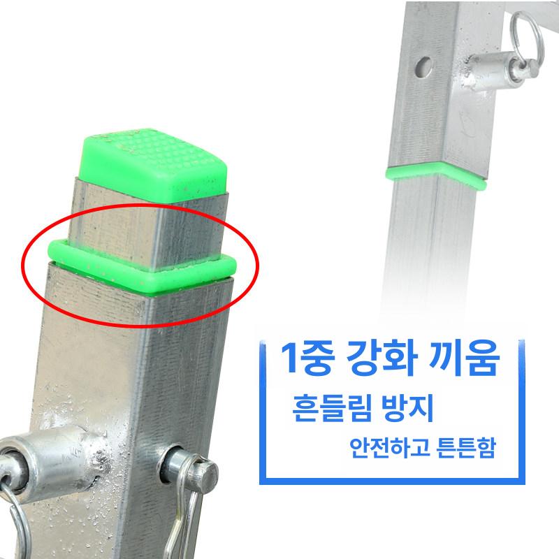 비계 우마 발판 이동식 작업대 아시바 사다리 핀 120x30 사각 튜브 - 상세 이미지 4