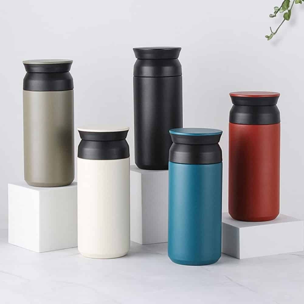 운동물통 휴대텀블러 트래블 텀블러 350ml 각인 - 상품 이미지