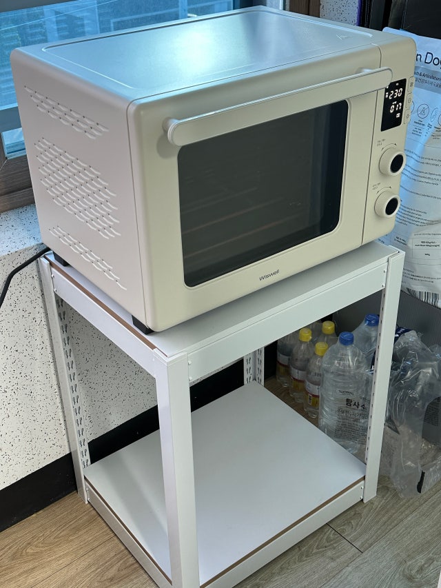 광파 오븐장 전자레인지 선반 렌지대 수납장 오븐렉 밥솥 다이 랙 밥통 받침대 706060 이미지 3
