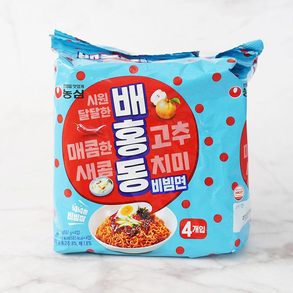 메가마트 농심 배홍동 비빔면 137gx4입 - 상세 이미지 2