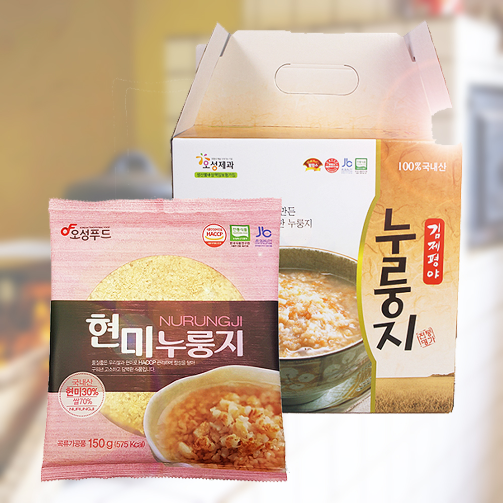 오성푸드 현미누룽지(150gx10봉) 아침 간단식 담백 - 상품 이미지