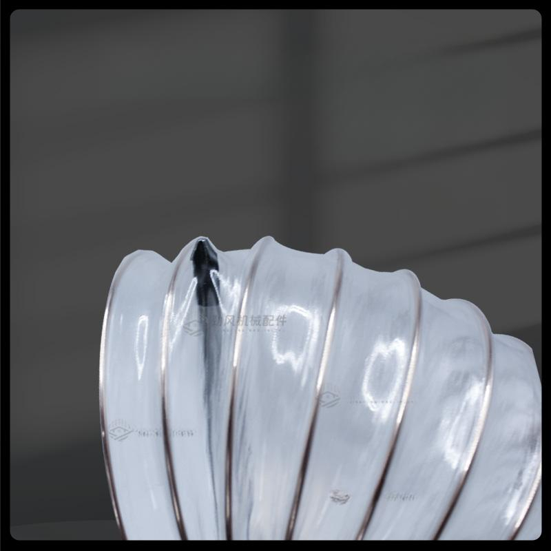 pvc 자바라 호스 200mm 내경 주름관 덕트 배수관 투명 호수 엑셀 파이프 - 상세 이미지 3