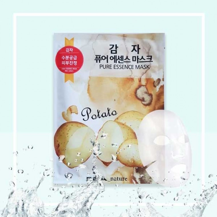 에바네이쳐 감자 마스크팩x10팩 수분팩 시트팩 수면팩 - 상품 이미지