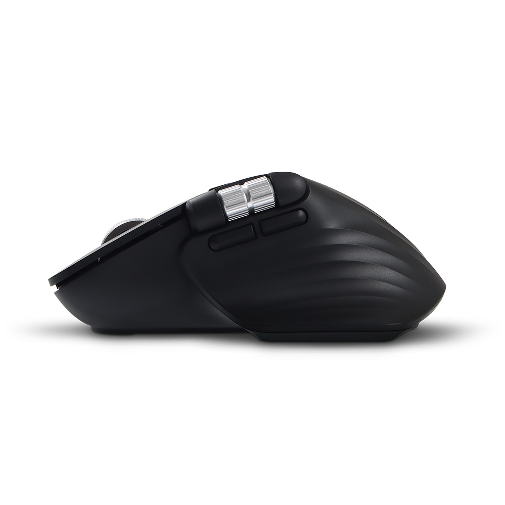 지오맥스 무한휠 듀얼 무선 인체공학 버티컬 마우스 블랙 GM-MX1100 - 상세 이미지 4