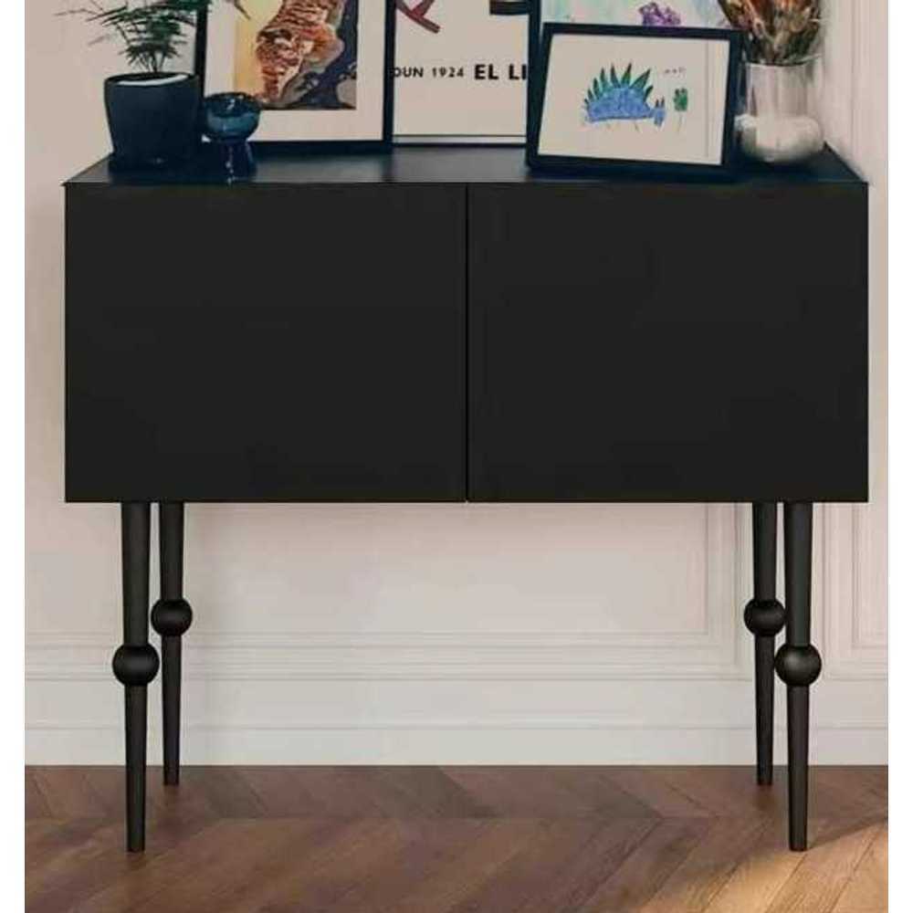 복도 장식장 슬림 거실 현관 용 인테리어용 원목 캐비닛 80x30x85 - 상품 이미지