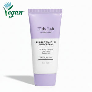 [가정의달 기념 할인] 타이디랩 퍼플톤업선크림 spf50+ 비건 CICA... 솔직 후기 | 피부 타입별 분석 - 상품 이미지 1