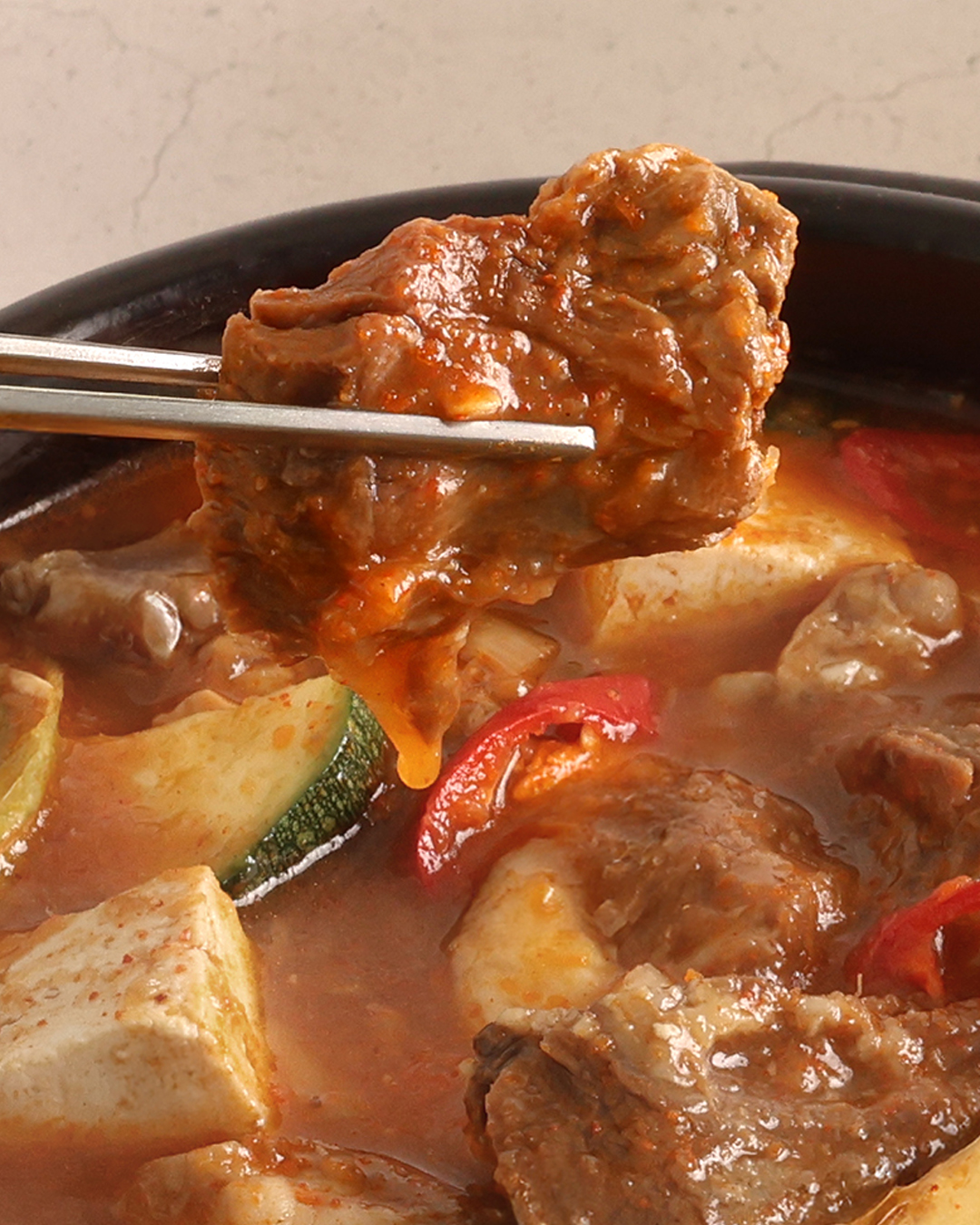 집밥이지 고깃집 숭덩 된장찌개 500g, 5개 - 상세 이미지 2
