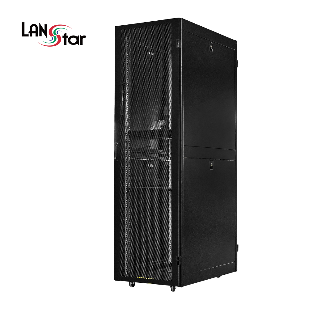 랜스타 LS-2000HSQ 고급형 서버랙 검정 42U 2000x1000x600 국제규격 - 상품 이미지