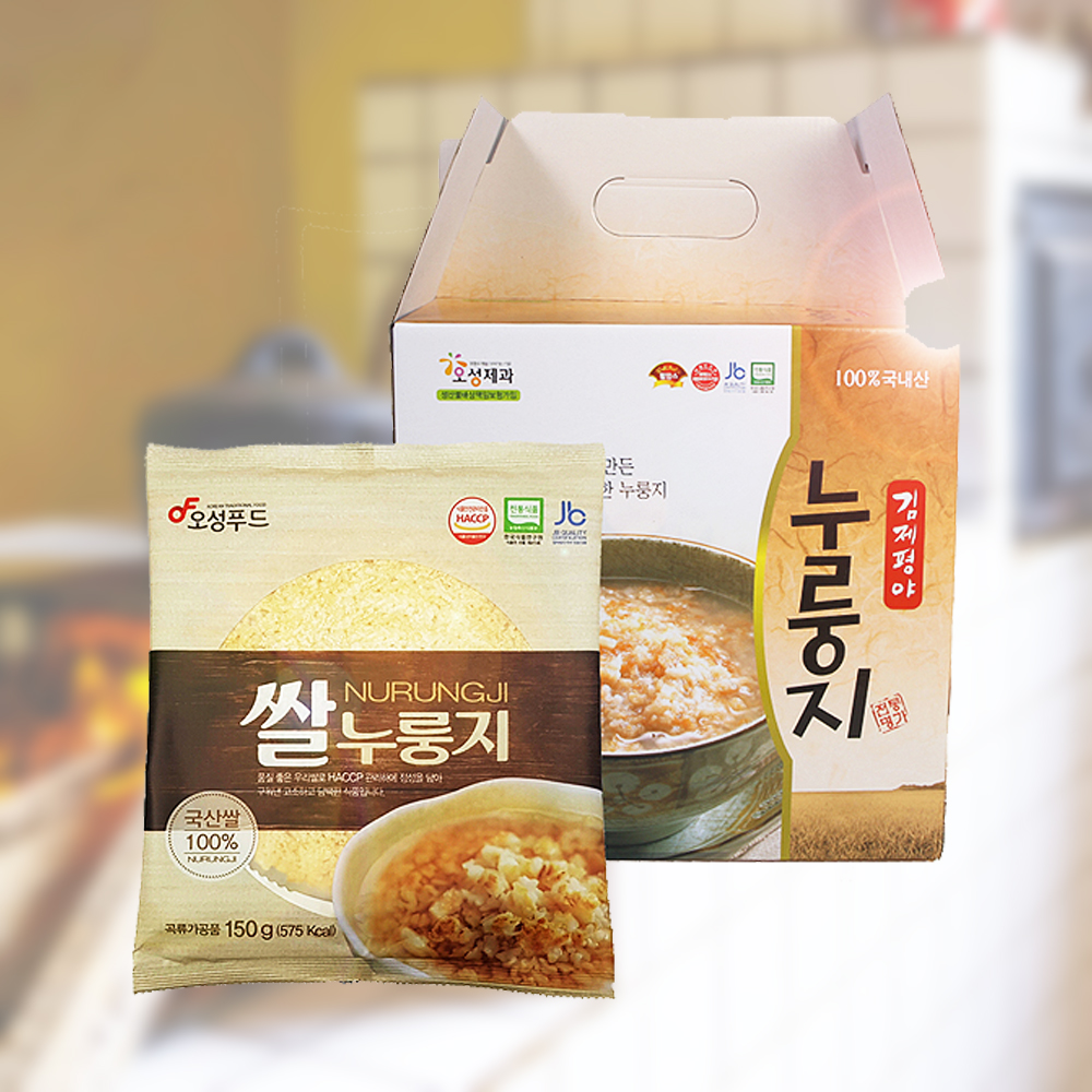 오성푸드 쌀누룽지(150gx10봉) 속편한 간단식 - 상품 이미지