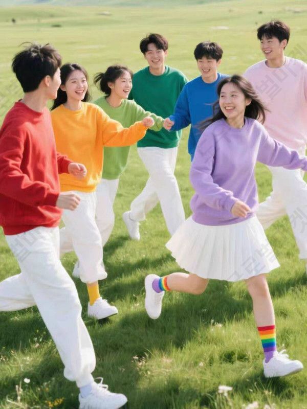 방송댄스복 남녀공용 단체복 빅사이즈 체육대회 공연 축제 - 상세 이미지 3